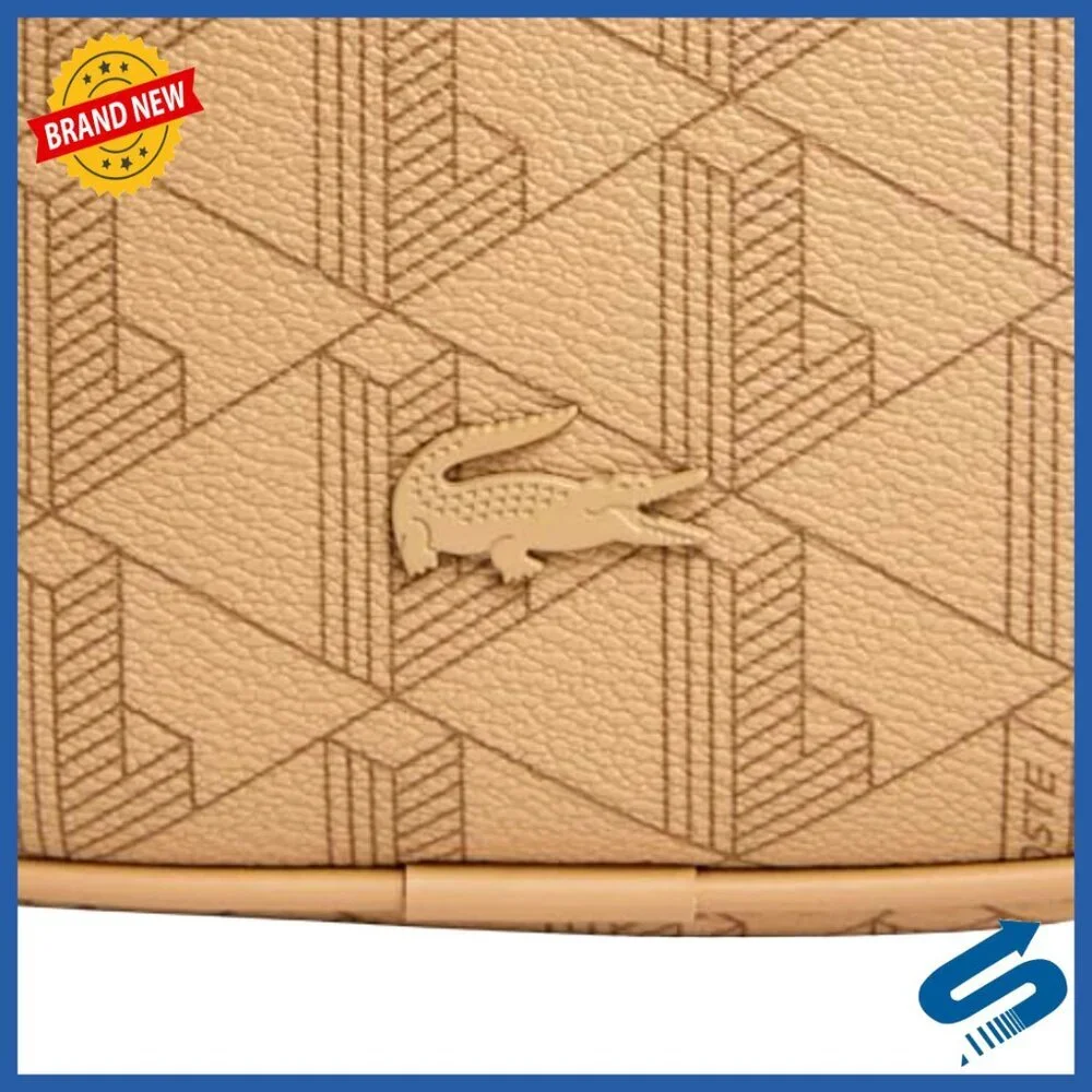 Men's Structured Satchel with Adjustable Crossbody Strap, PVC Material